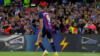 Doblete de Lewandowski y gol de Ansu Fati para el 3-0 parcial de Barcelona ante Villarreal 