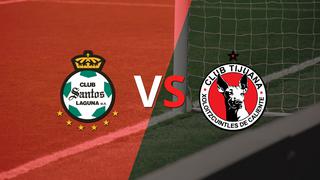 Termina el primer tiempo con una victoria para Santos Laguna vs Tijuana por 1-0