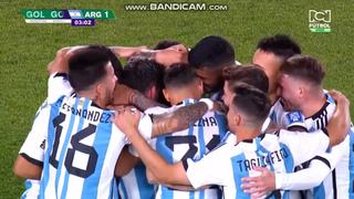 ¡En el inicio del partido! Gol de Otamendi para el 1-0 de Argentina vs. Paraguay