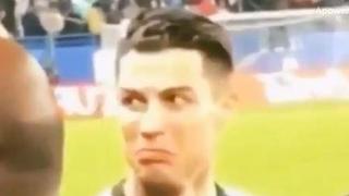 No se guardó nada: Cristiano Ronaldo tuvo gestos con hinchas de Lazio que le gritaron “Messi, Messi” [VIDEO]