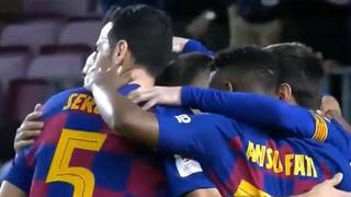 Del pie de Messi: gol de Lenglet para 2-0 del Barcelona ante Leganés por Copa del Rey [VIDEO]
