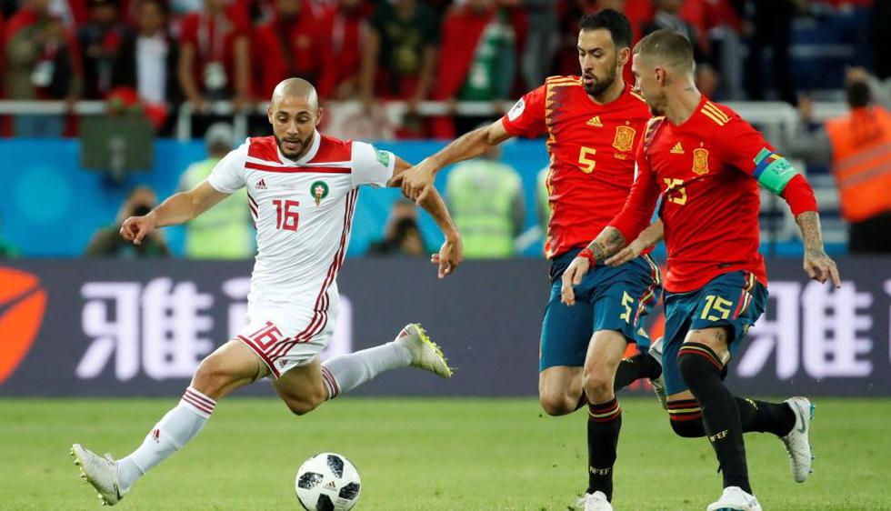 España vs. Marruecos EN VIVO y ONLINE: juegan ahora LIVE por Grupo B de Rusia 2018. (Foto: Agencias)