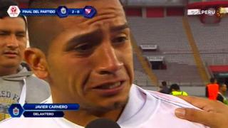 Binacional campeón de Copa Perú: jugador rompió en llanto en plena entrevista [VIDEO]