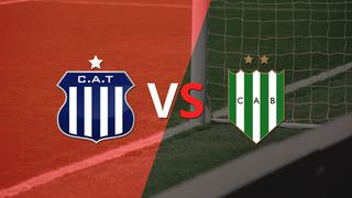 Termina el primer tiempo con una victoria para Talleres vs Banfield por 1-0