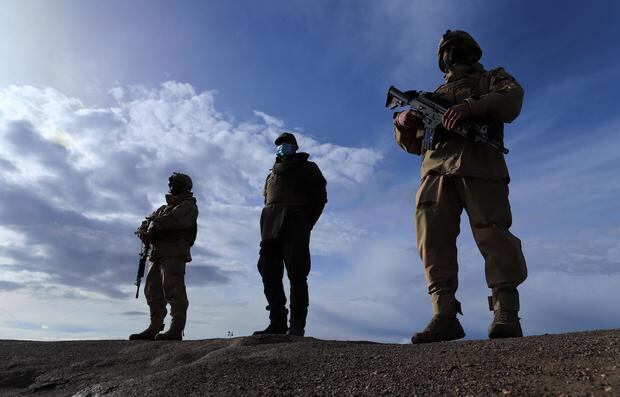 Militares en la frontera de Estados Unidos (Foto: AFP)