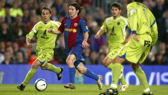 El famoso gol 'maradoniano' de Messi al Getafe cumplió este 2020 10 años. (Foto: EFE)