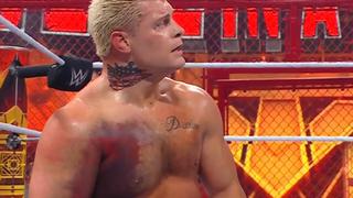 WWE Hell in a Cell: Cody Rhodes salió al ring con un desgarro en el pectoral y brazo [VIDEO]