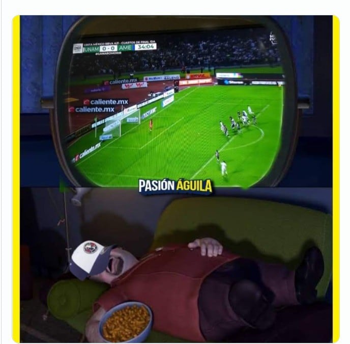 Reír para no dormir: los mejores memes del encuentro entre América vs. Pumas por la Liguilla MX (Twitter)