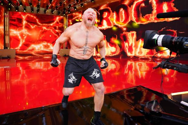 Brock Lesnar es uno de los luchadores mejor pagados en WWE. (WWE Corporation)
