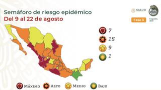 En alerta: mapa del COVID-19 cambió a rojo en Ciudad de México para agosto