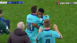 Presente y futuro: Messi volvió a jugar 43 días después para reemplazar a Ansu Fati ante el Dortmund [VIDEO]