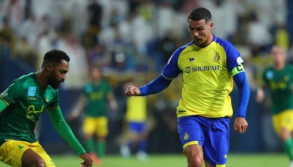 Cristiano Ronaldo no pudo marcar en el 1-1 del Al Nassr y el Al Khaleej. (Foto: Al Nassr)