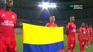 ¡Fuerza, Colombia! El emotivo gesto de los jugadores en el Sport Huancayo vs. Corinthians [VIDEO]