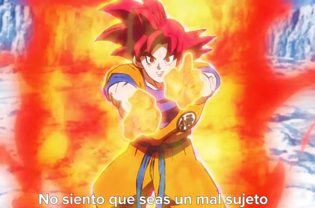Goku se muestra emocionado en todo momento al enfrentarse contra Broly (Foto: Toei Animation)
