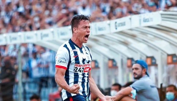 Benavente marcó su primer gol con Alianza Lima frente a Mannucci. (Foto: prensa AL)