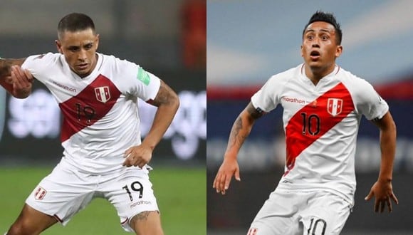 Yotún y Cueva, entre los jugadores con más asistencias de Perú en las Eliminatorias. (Foto: @cueva10oficial / @yoshiyotun / @tufpfoficial)