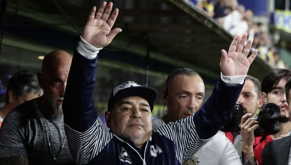 Diego Maradona se pronunció sobre el presunto aislamiento. (Foto: AFP)
