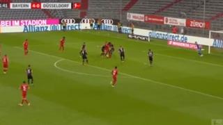 Como Alphonso por su casa: grosero error de la defensa y gol de Davies para el 5-0 del Bayern contra el Fortuna [VIDEO]
