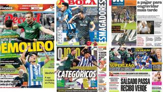 Un hombre de portadas: Luis Díaz, noticia en Portugal y los medios lo colocan como estrella [FOTOS]