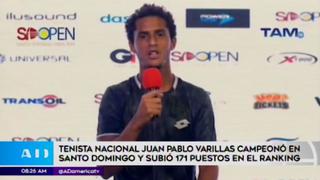 Juan Pablo Varillas escala 171 puestos en ránking ATP