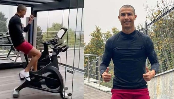 Cristiano Ronaldo cumple cuarentena en Turín. (Foto: Instagram)