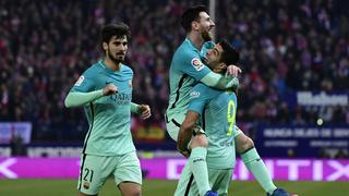 Barcelona ganó 2-1 a Atlético de Madrid y quedó a un paso de la final de la Copa del Rey