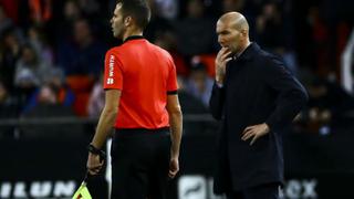 “Creo que el punto es poco premio”: Zidane no quedó contento con el resultado del Real Madrid-Valencia