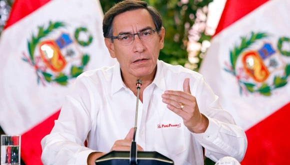 El presidente Martín Vizcarra anunciará su última conferencia de prensa de la semana. | Foto: AFP