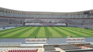 Una alfombra: cancha del Estadio Nacional luce su mejor estado para el Perú vs. Uruguay