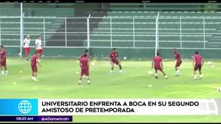 Universitario y Boca se encuentran listos para disputar amistoso de pretemporada