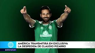 Fanáticos de Claudio Pizarro podrán ver su despedida por señal abierta