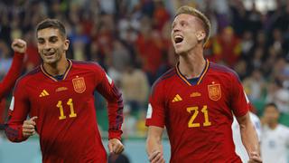 A puro toque: el golazo de Dani Olmo para el 1-0 de España vs. Costa Rica [VIDEO]