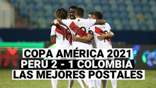 Copa América 2021: Las mejores postales de la victoria de Perú por 2-1 ante Colombia