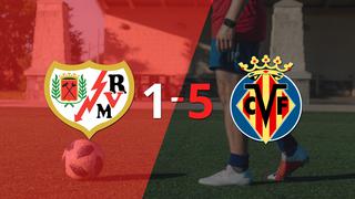 Villarreal derrotó sin complicaciones a Rayo Vallecano con doblete de Alfonso Pedraza