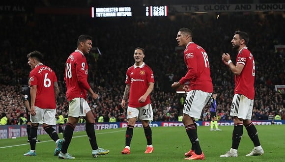 Manchester United venció a Tottenham por la Premier League y se puso a ocho del líder Arsenal. (Foto: Getty Images)