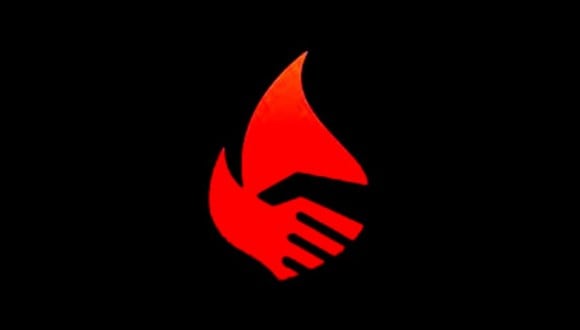 En esta imagen, cuyo fondo es de color negro, se aprecia el dibujo de un fuego y el de unas manos. (Foto: MDZ Online)