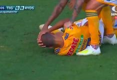 ¡Duro choque y gol! Guido Pizarro conecta de cabeza para el 1-0 de Tigre ante Monterrey [VIDEO]