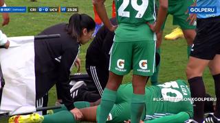 El llanto de Percy Liza y una lesión que preocupa en el partido de Cristal vs. César Vallejo [VIDEO]