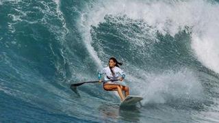 De perder la fe del entrenador a vencer a la campeona mundial: Vania Torres, la surfista que apunta al oro en Lima 2019