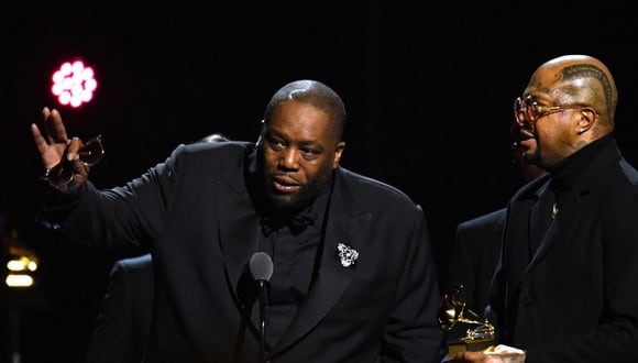 El rapero estadounidense Killer Mike de 48 años dijo que, para hacer hip hop, no importa la edad, durante los premios Grammy 2024 (Foto: AFP)