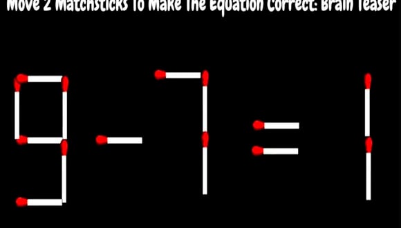 Debes corregir la ecuación con solo 2 movimientos. ¿Podrás hacerlo rápidamente? | Foto: fresherlive