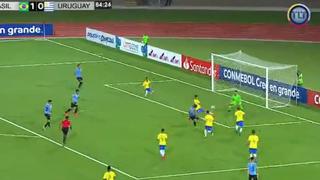 ¡Como Pedro por su casa! Golazo de Milans para empate 1-1 de Uruguay ante Brasil en San Marcos [VIDEO]