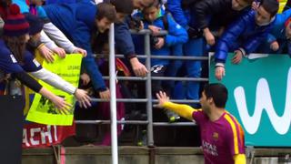 Barcelona: Luis Suárez hizo llorar a un niño desconsoladamente