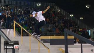 ¡Lo dio todo! Así fue la segunda pasada de Ángelo Caro en el Campeonato Mundial de Skateboarding [VIDEO]