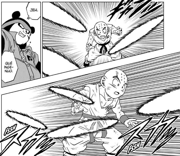 Dragon Ball Super: las técnica secreta de Krilin que apareció en el capítulo 57 del manga. (Foto: Manga Plus)
