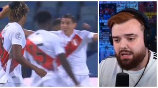 “¡Es gol, es gol!”: la emoción de Ibai tras el autogol de Mina para el 2-1 de Perú vs. Colombia [VIDEO]