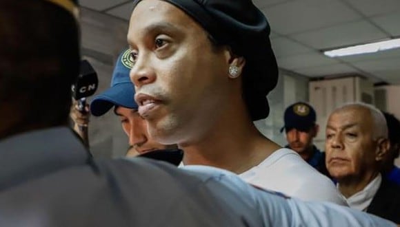 Ronaldinho entró a prisión en Paraguay el último 7 de marzo. (Foto: La Nación)