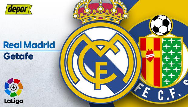 Real Madrid y Getafe juegan por LaLiga Santander. (Diseño: Depor)