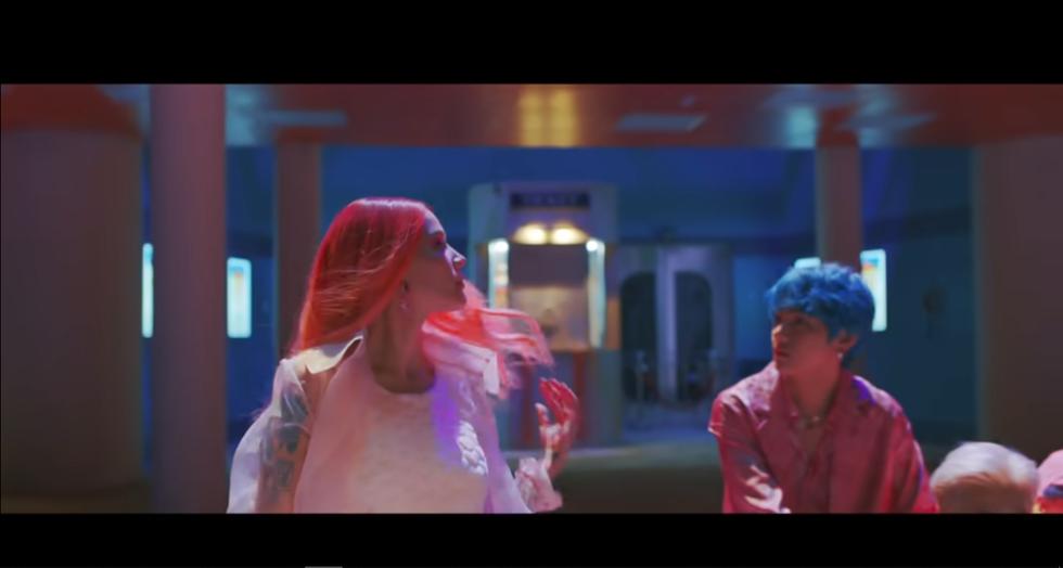 BTS estrena en YouTube el videoclip de “Boy with Luv” con Halsey (Foto: Captura de pantalla)