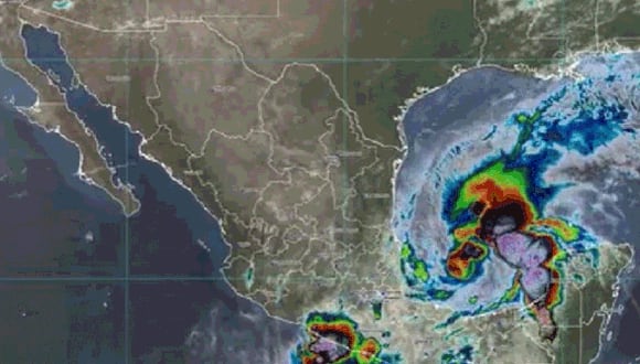 La tormenta tropical Karl amenaza a México. (Foto: Conagua)